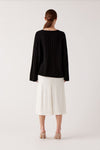 Elia Sequin Skirt - white