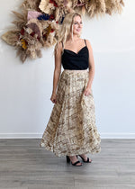 Romi Embellished Midi Skirt
