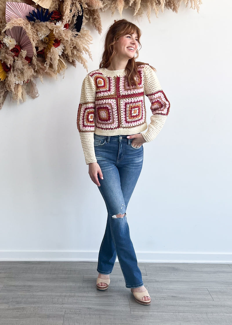 Norah Crochet Sweater