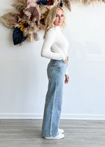 One More Time Wide Leg Denim
