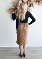 Beautiful Day A-Line Midi Skirt