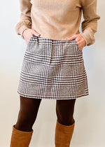 Gordes Plaid Mini Skirt