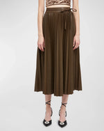 Maribel Pleated Midi Skirt