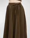 Maribel Pleated Midi Skirt